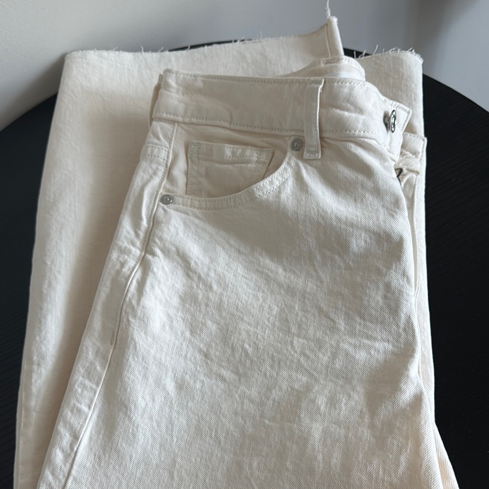NEW mango 6 Cream jeans